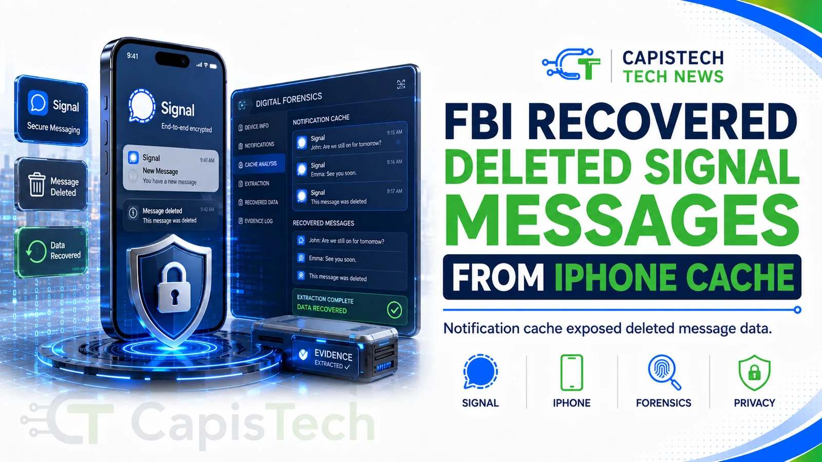 FBI Recovered Deleted Signal Messages From an iPhone Notification Cache