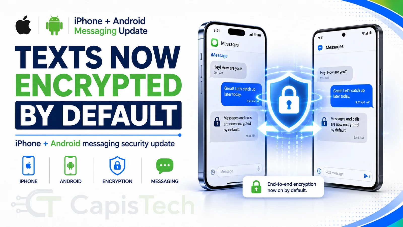 iPhone Android Messaging Update Security: Texts Are Now Encrypted by Default